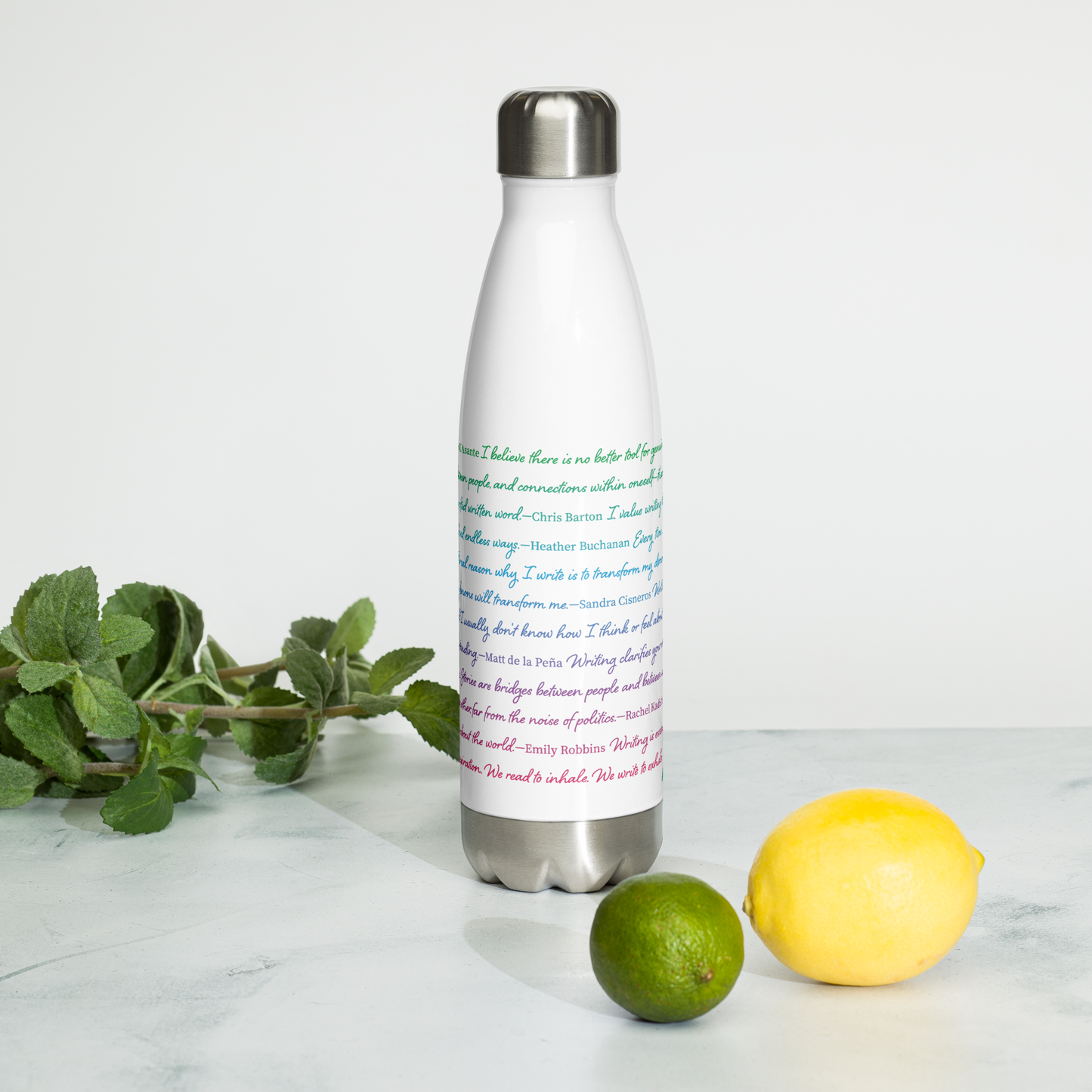 Quote Gradient | Stainless Steel Water Bottle