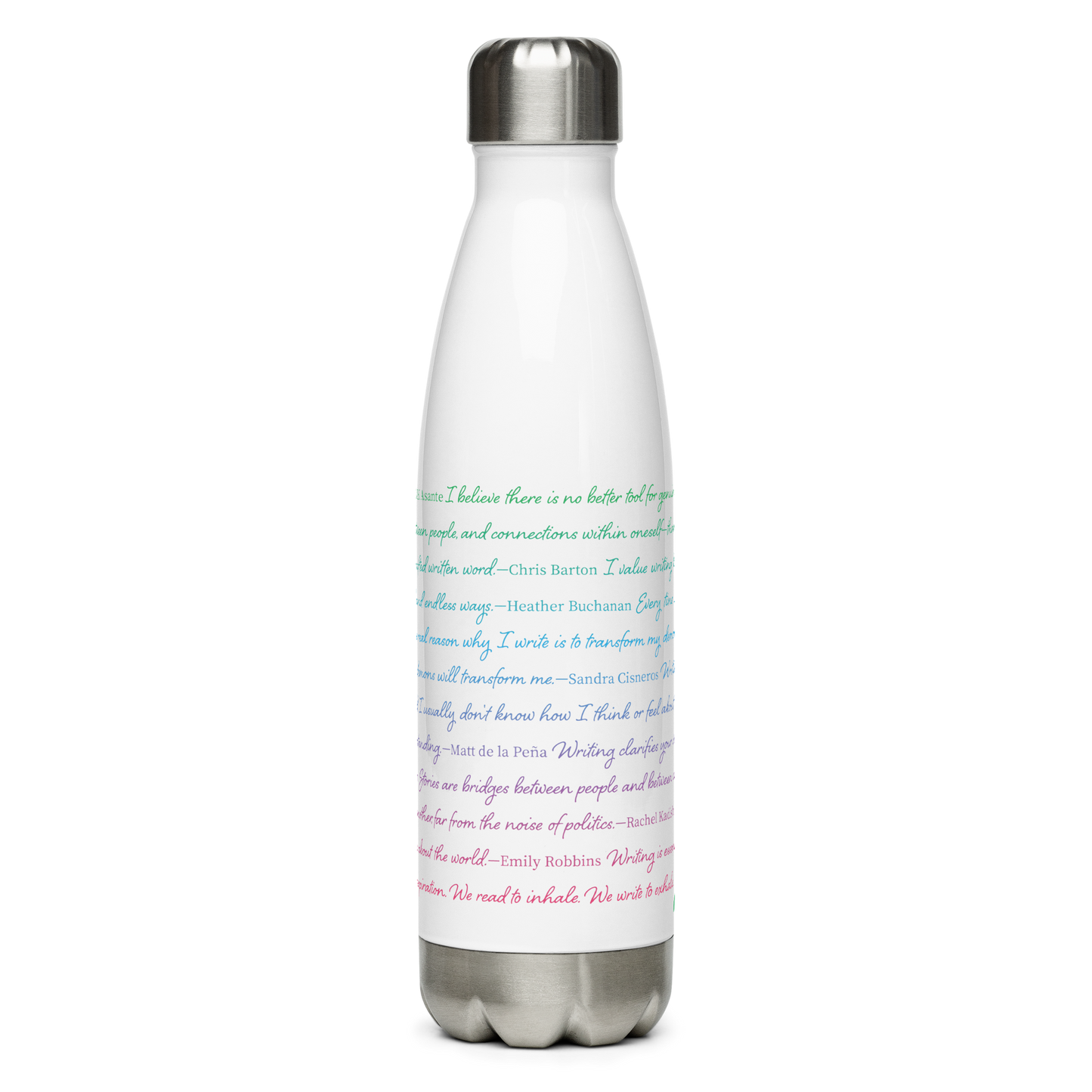 Quote Gradient | Stainless Steel Water Bottle