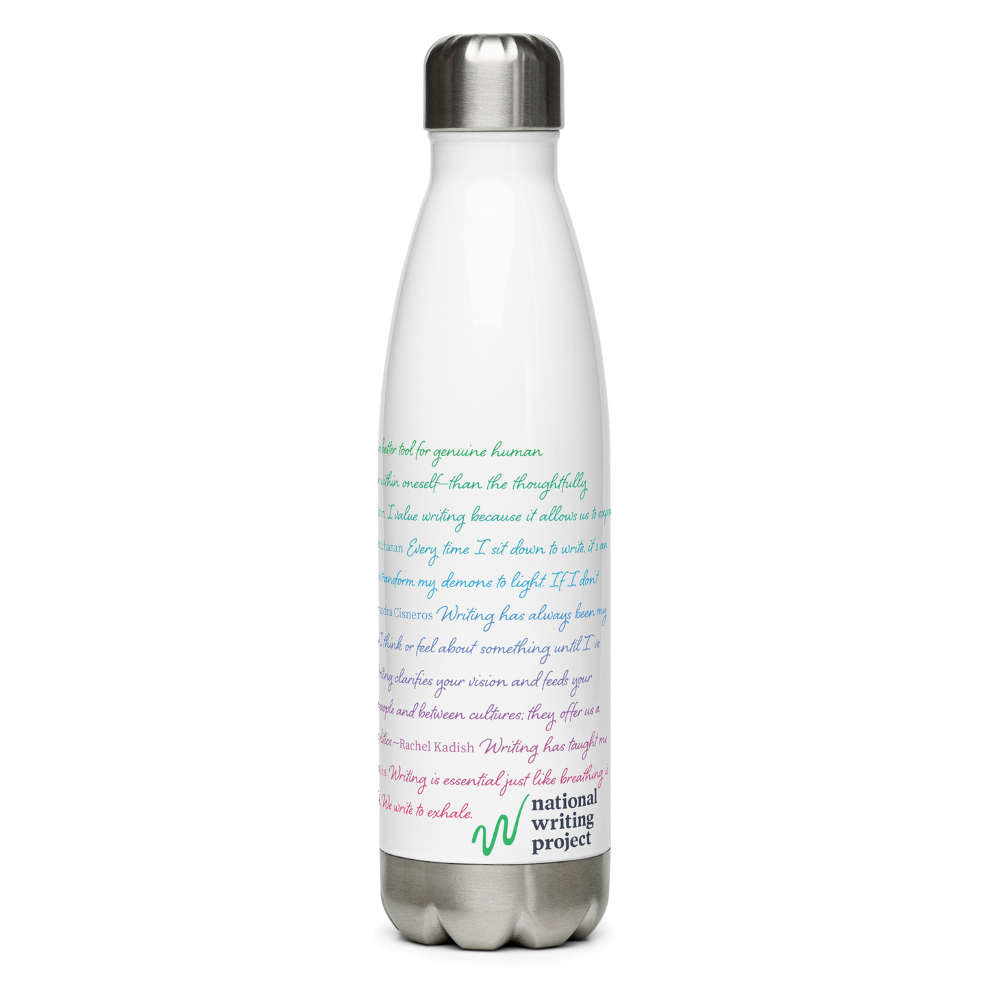 Quote Gradient | Stainless Steel Water Bottle