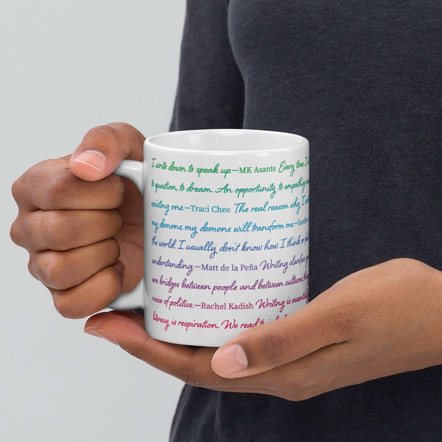 Quote Gradient | White Glossy Mug