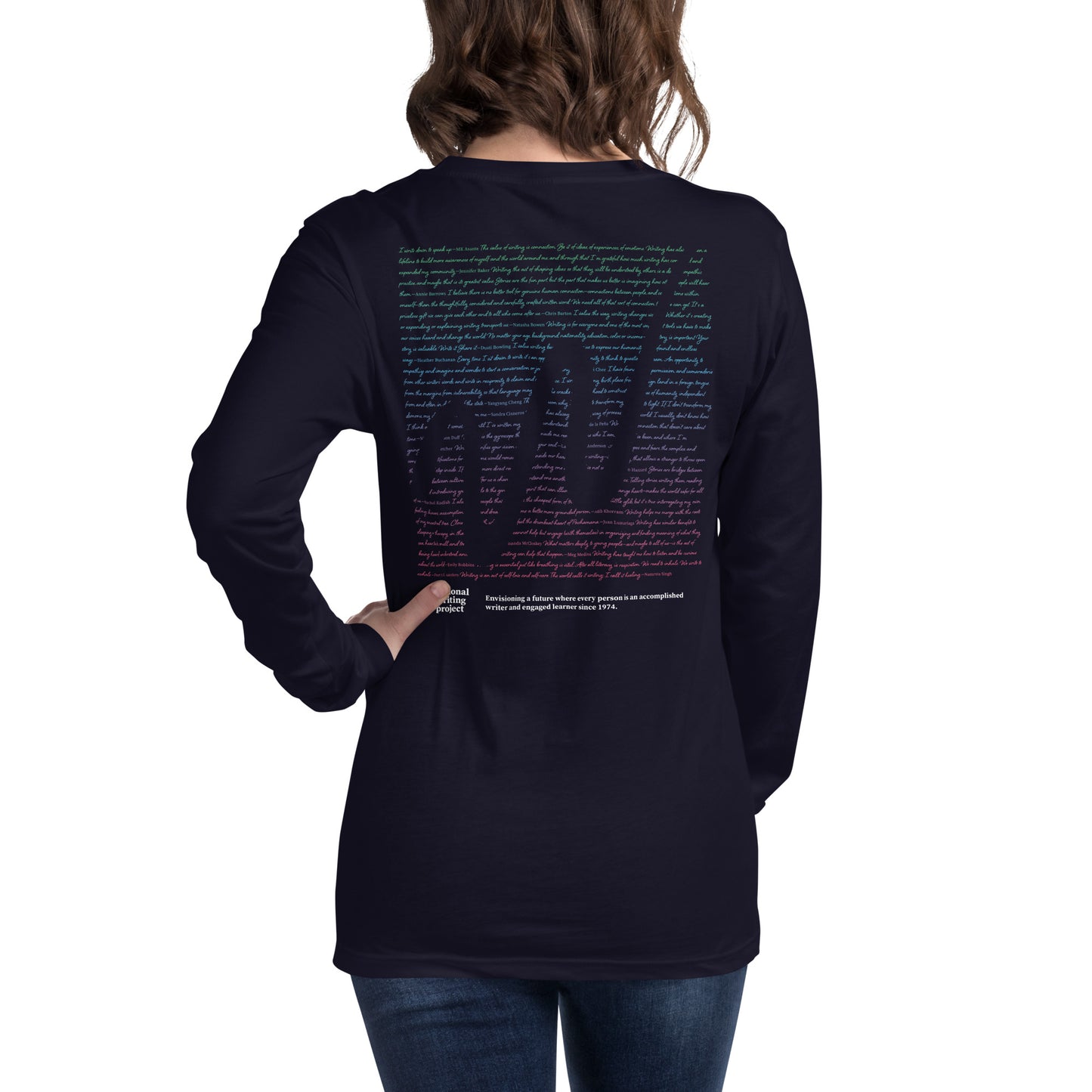 "W" Quote Gradient | Unisex Long Sleeve Tee