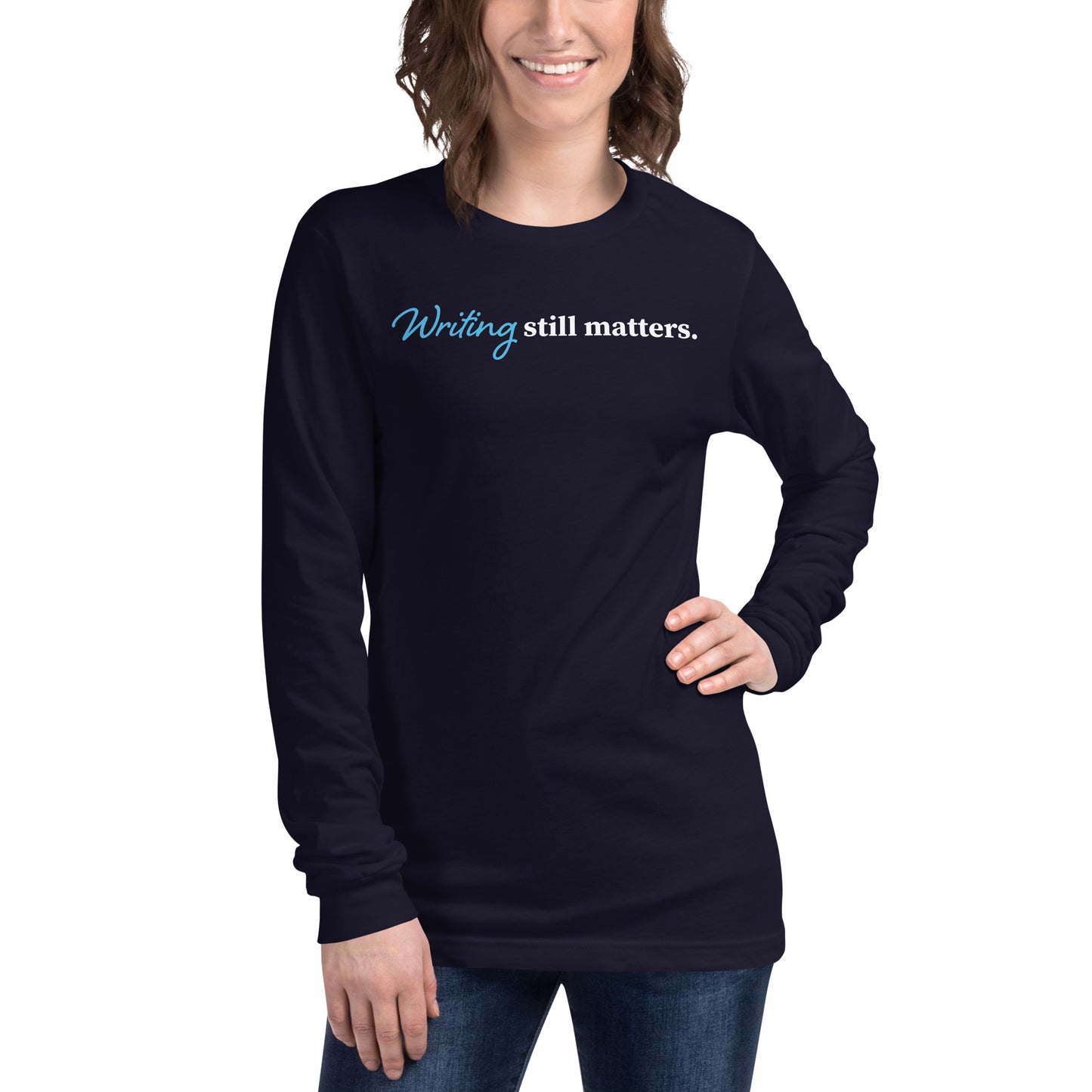 "W" Quote Gradient | Unisex Long Sleeve Tee
