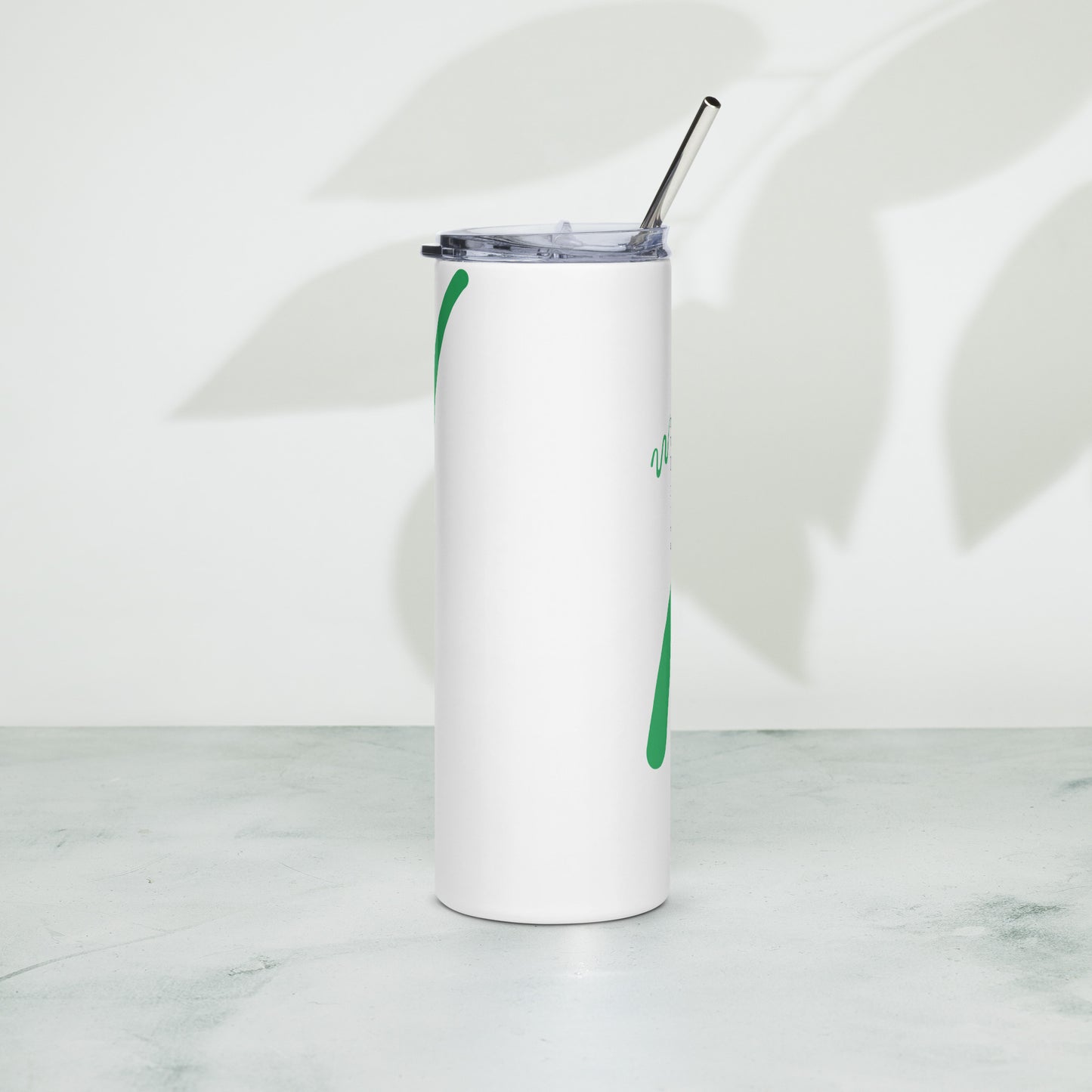 "W" | Stainless Steel Tumbler with Lid