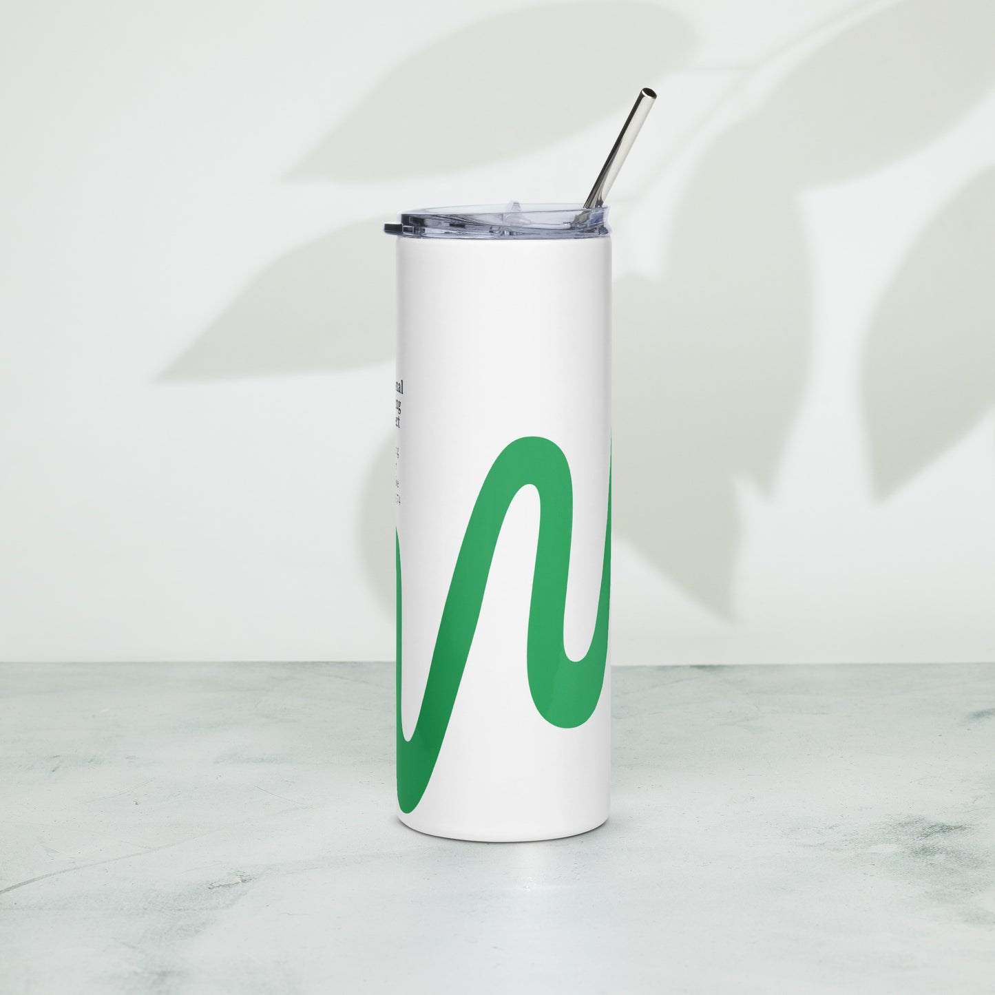 "W" | Stainless Steel Tumbler with Lid