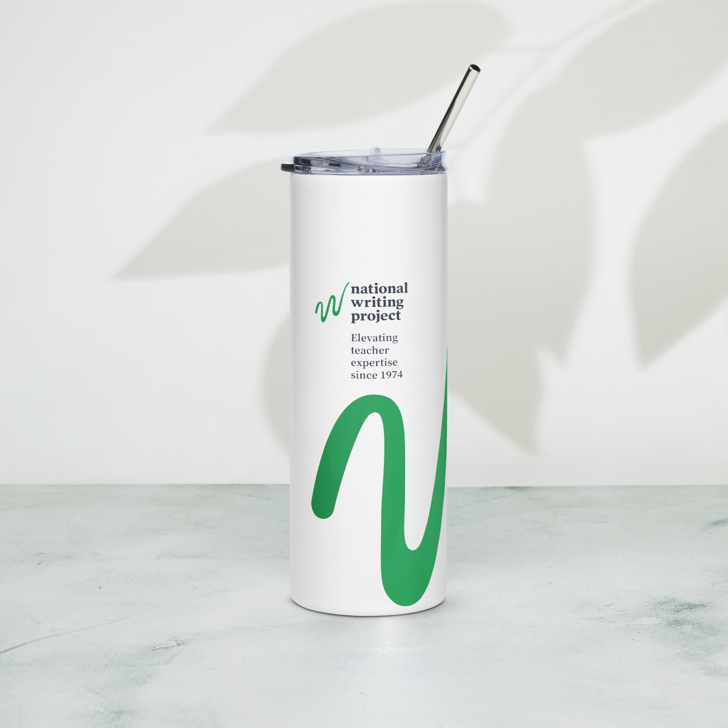"W" | Stainless Steel Tumbler with Lid