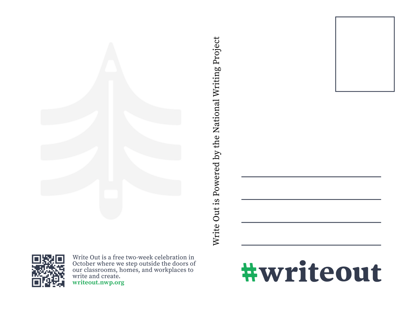 Write Out Postcards | Set of 25