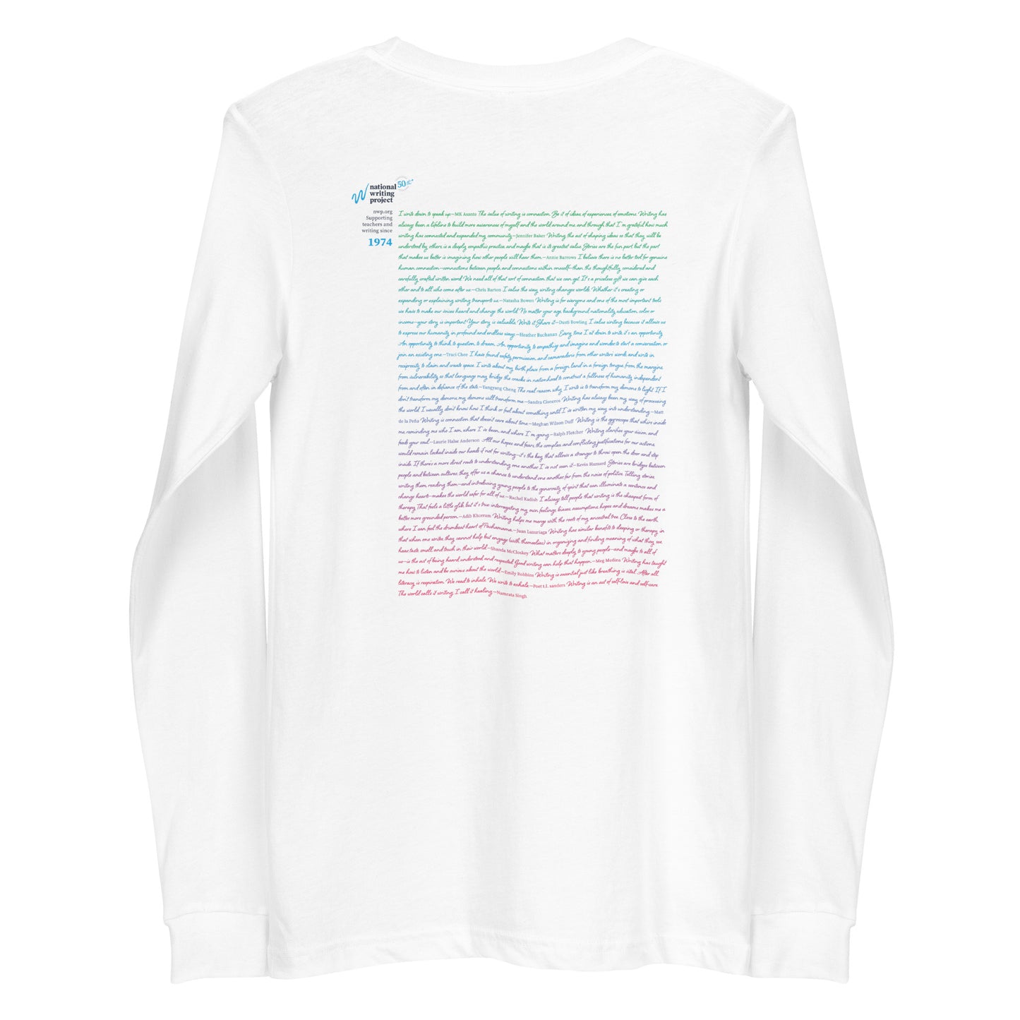 Quote Gradient (Pink) | Unisex Long Sleeve Tee