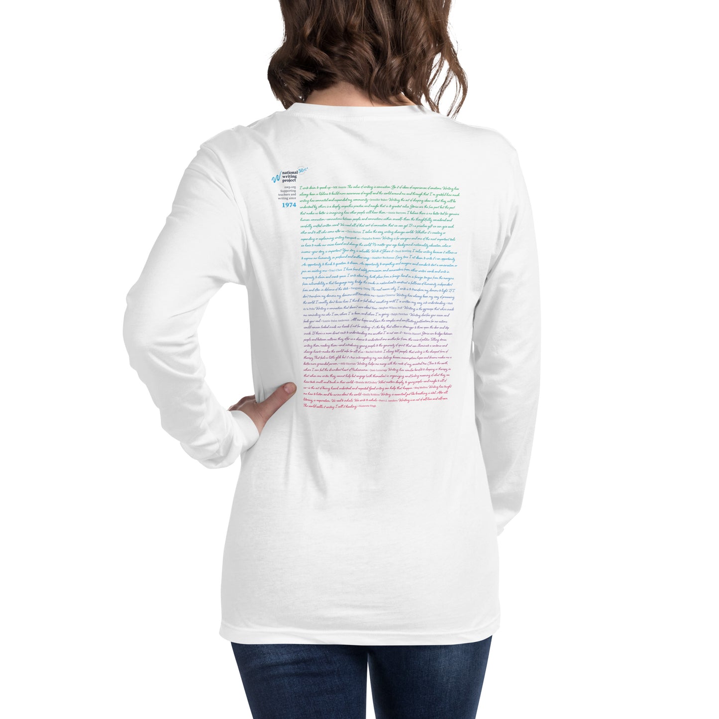 Quote Gradient (Pink) | Unisex Long Sleeve Tee