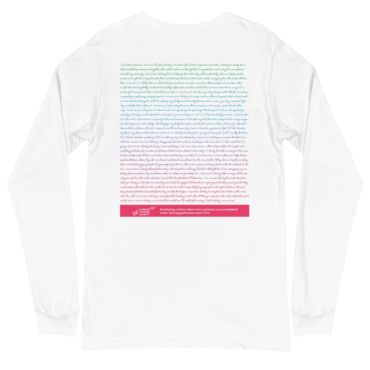 Quote Gradient (Yellow) | Unisex Long Sleeve Tee