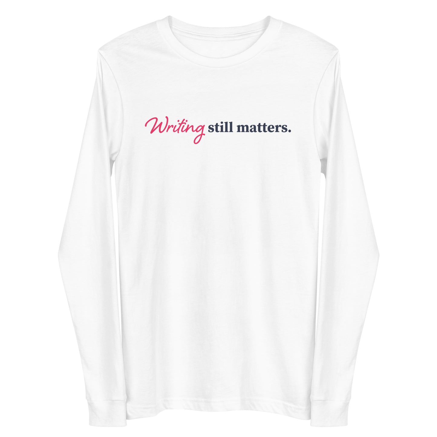 Quote Gradient (Pink) | Unisex Long Sleeve Tee