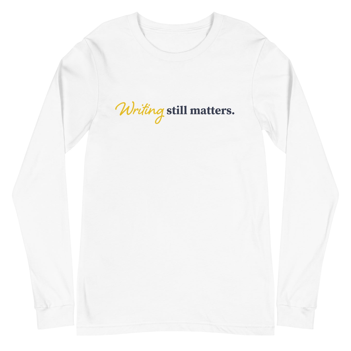 Quote Gradient (Yellow) | Unisex Long Sleeve Tee