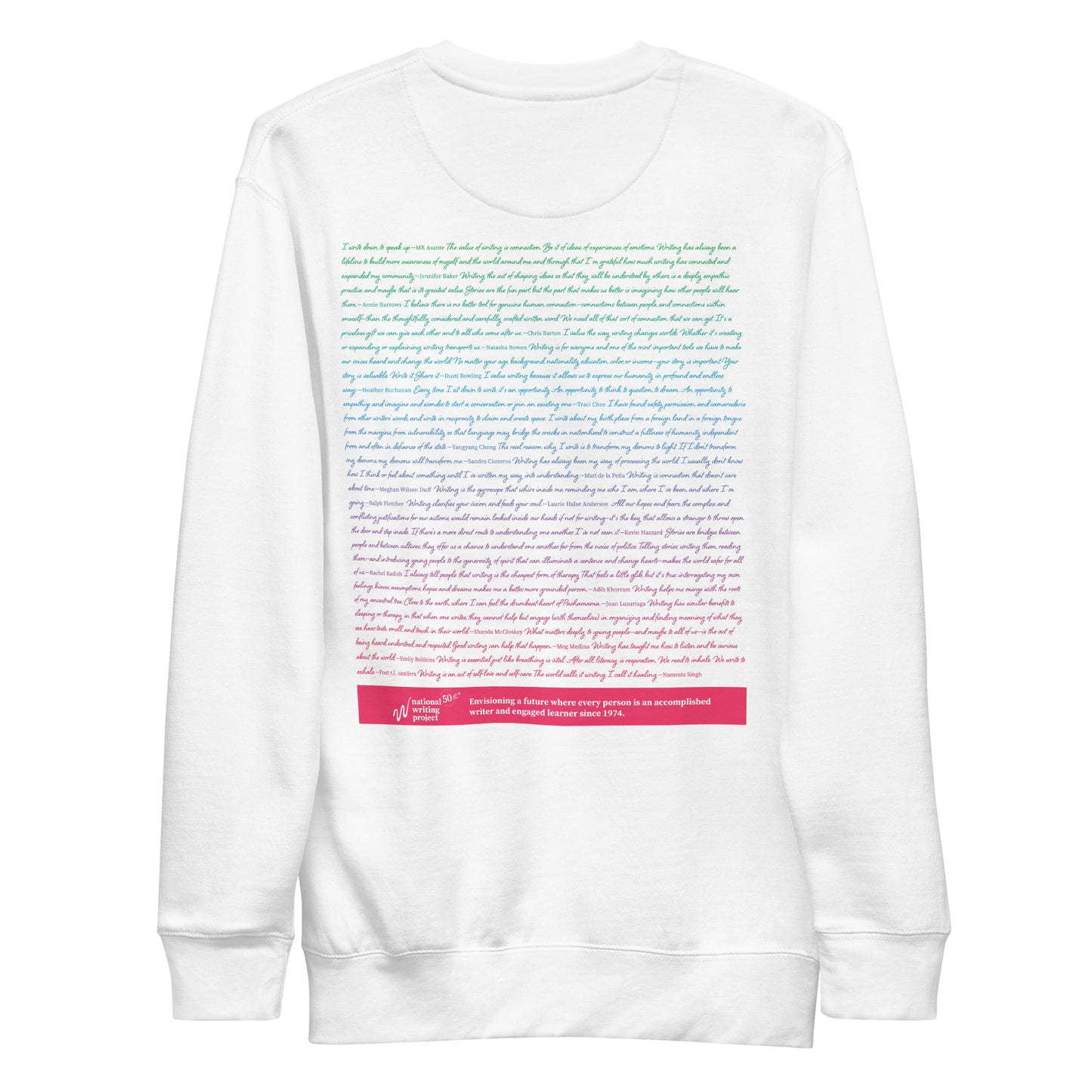 Quote Gradient (Yellow) | Unisex Crewneck Sweatshirt