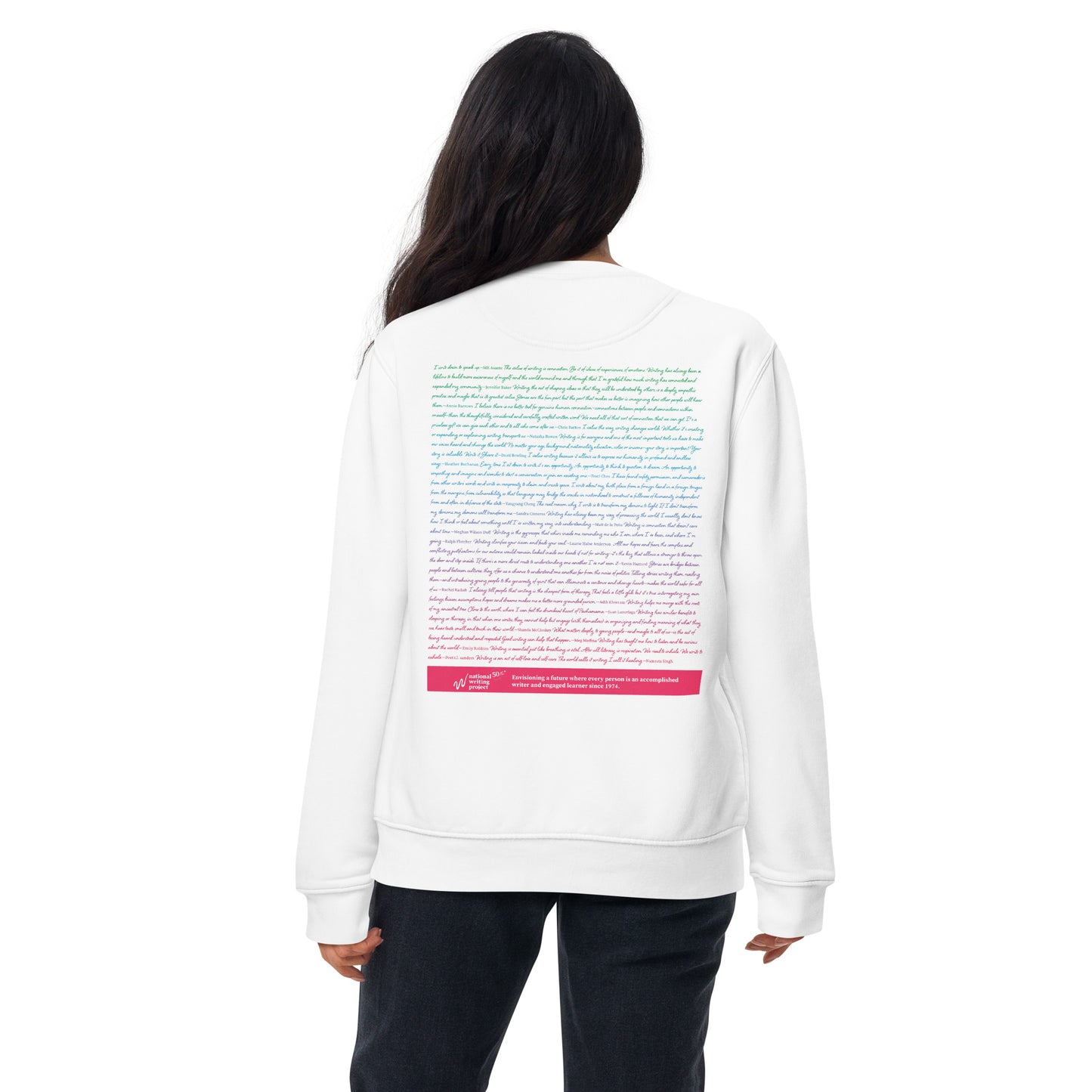 Quote Gradient (Yellow) | Unisex Crewneck Sweatshirt