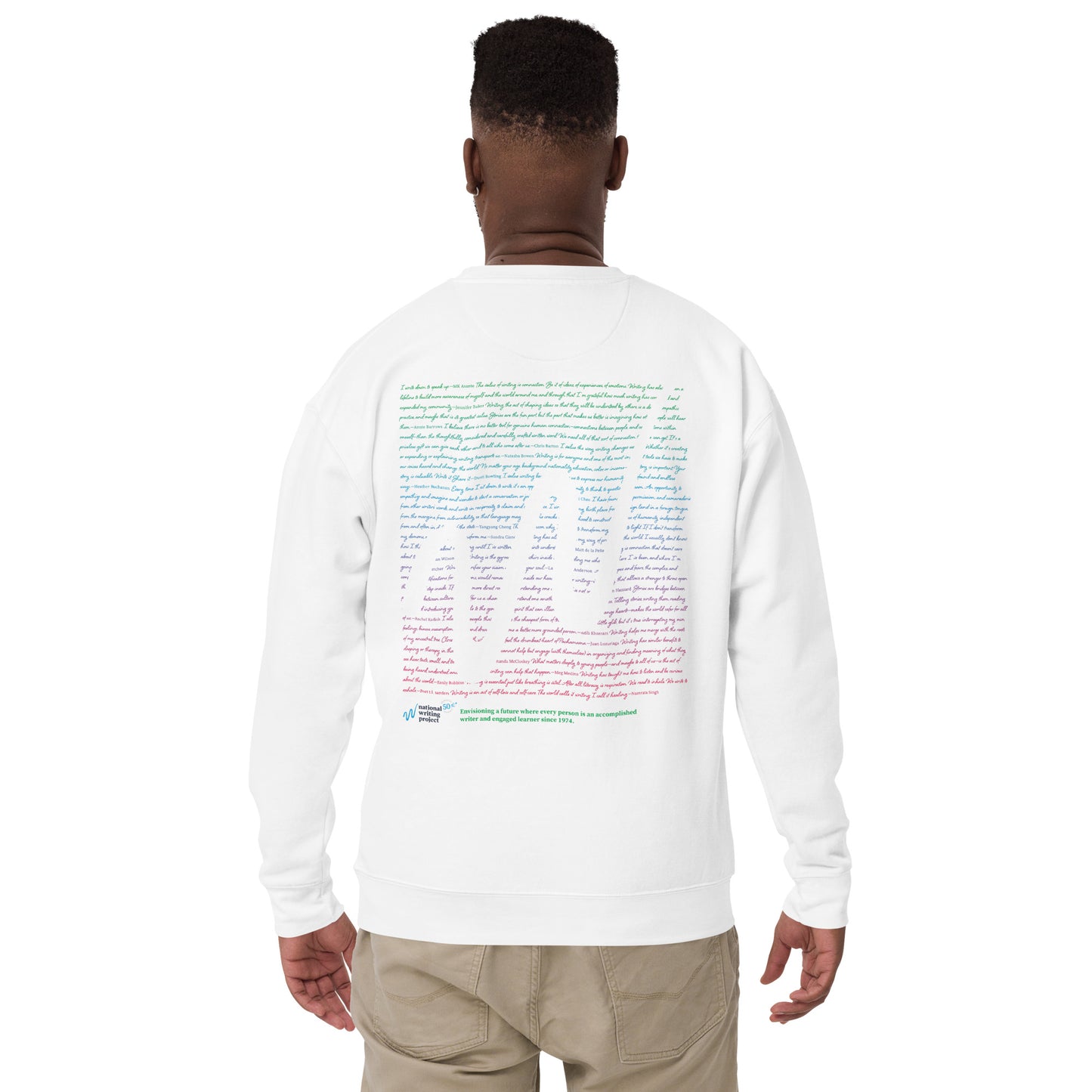 Quote Gradient "W" | Unisex Crewneck Sweatshirt