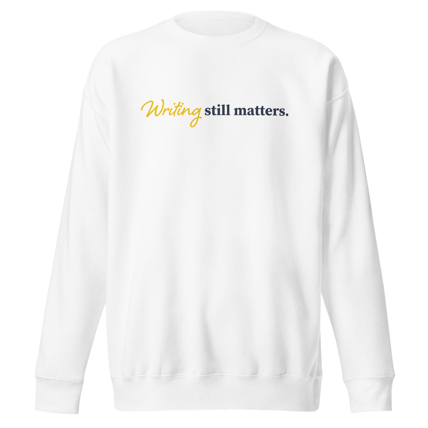 Quote Gradient (Yellow) | Unisex Crewneck Sweatshirt