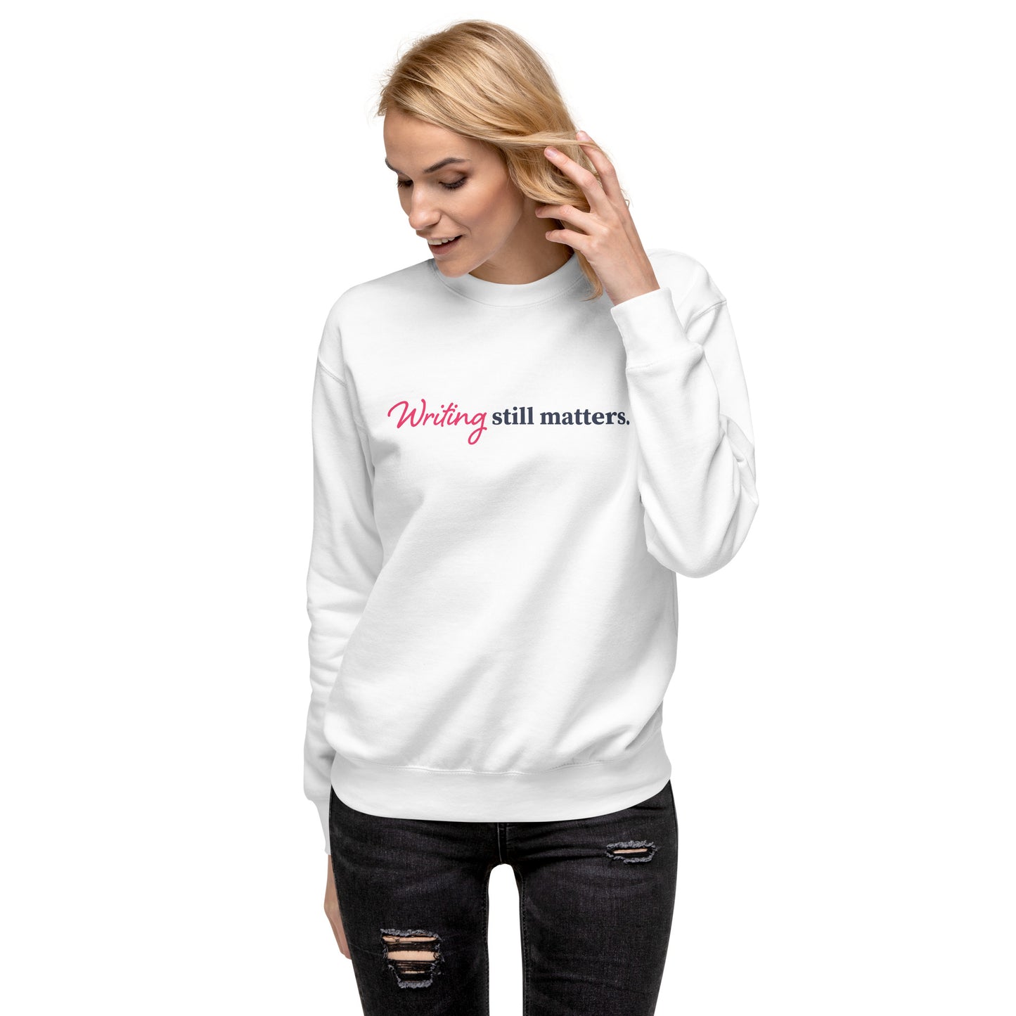 Quote Gradient (Pink) | Unisex Crewneck Sweatshirt