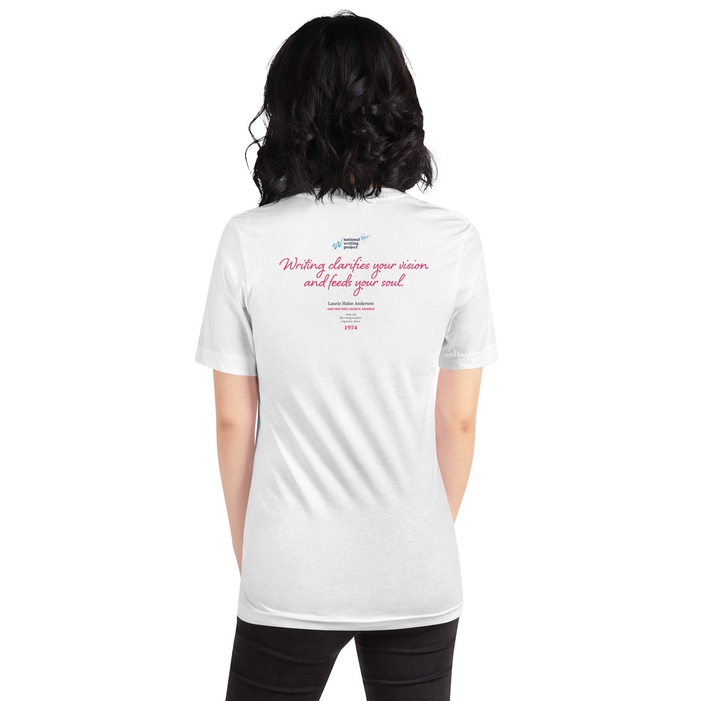 Laurie Halse Anderson Quote (Pink) | Unisex T-shirt