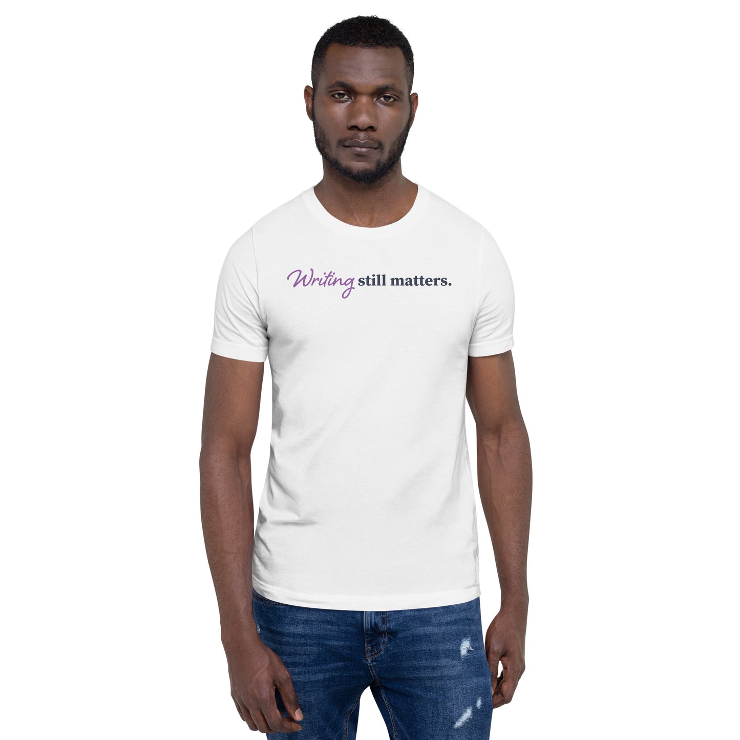 Poet t.l. sanders Quote (Purple) | Unisex T-Shirt