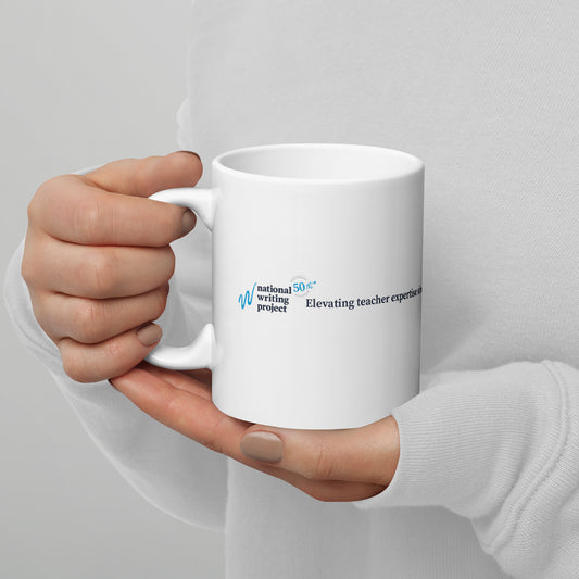 Elevating Teacher Expertise | White Glossy Mug