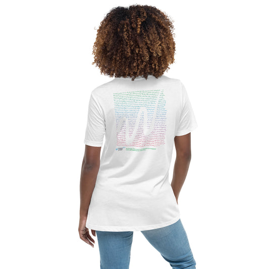 Quote Gradient "W" | Women's Relaxed T-Shirt